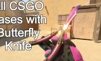 All csgo Cases with Butterfly Knife